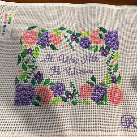 Floral Dream Needlepoint Canvas - Picture 1 of 1